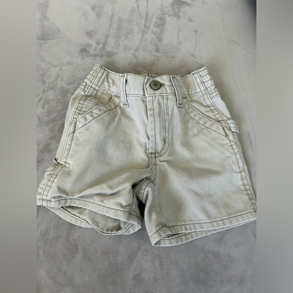 Vintage Old Navy Jean Kaki Shorts Infant Baby Boy